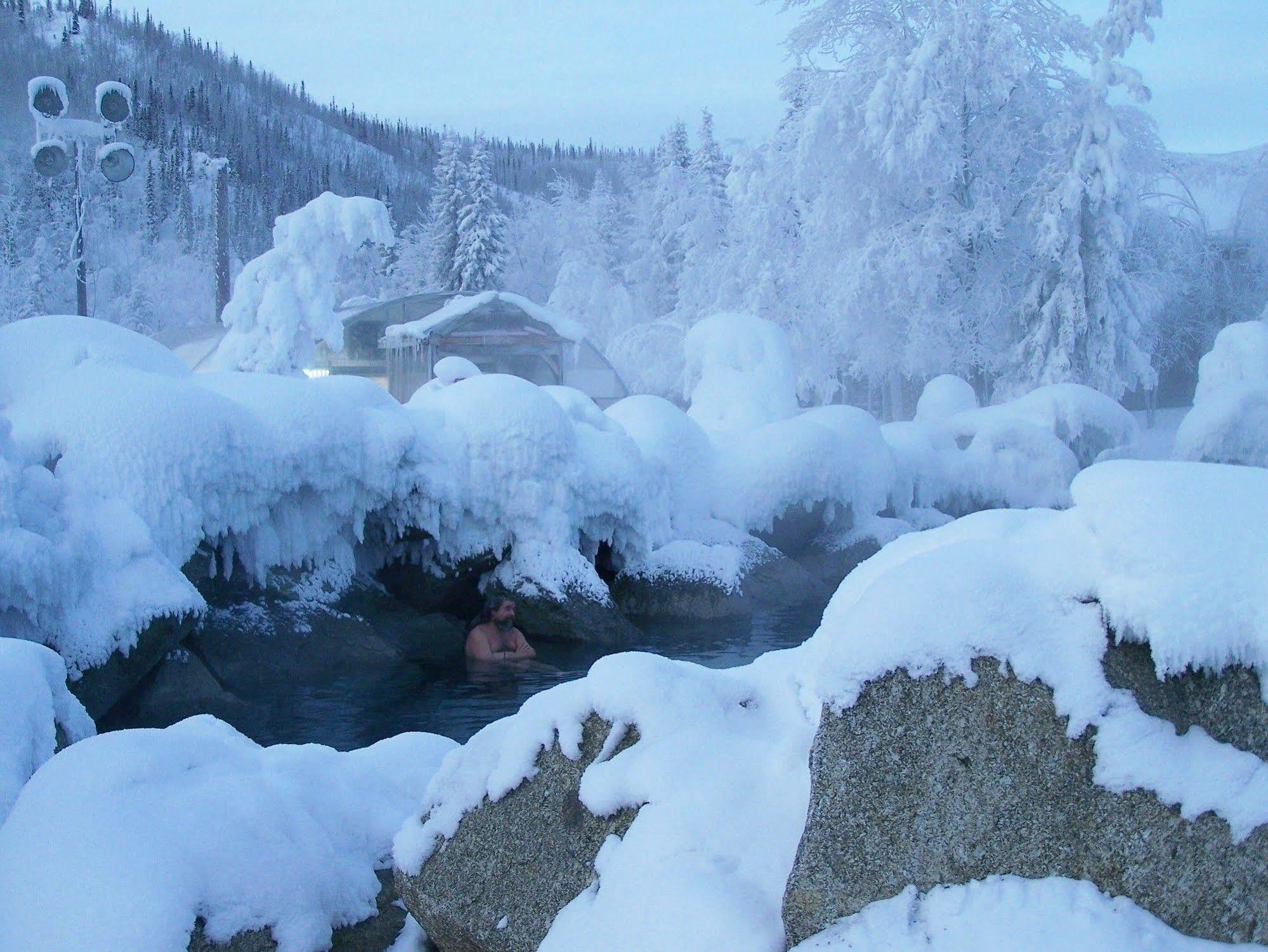 Chena Hot Springs Resort Fairbanks Bagian luar foto