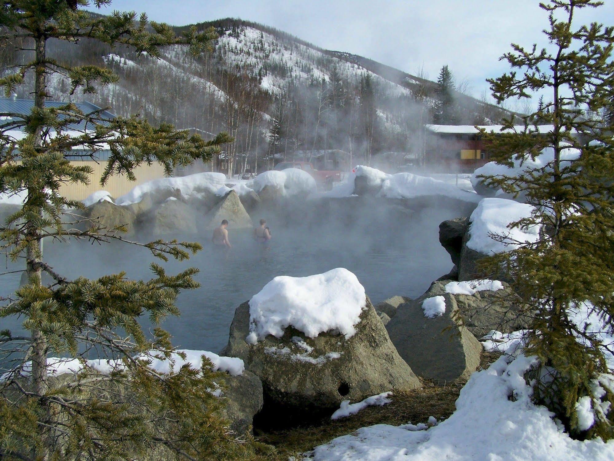 Chena Hot Springs Resort Fairbanks Bagian luar foto